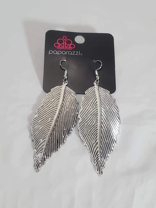 Lookin for a Flight Paparazzi Accessories Earrings