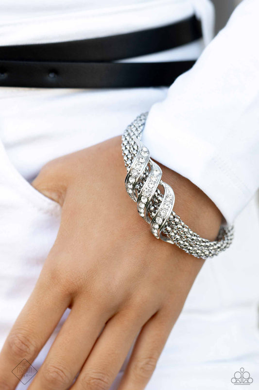 Tangible Taste Paparazzi Accessories Bracelet Silver