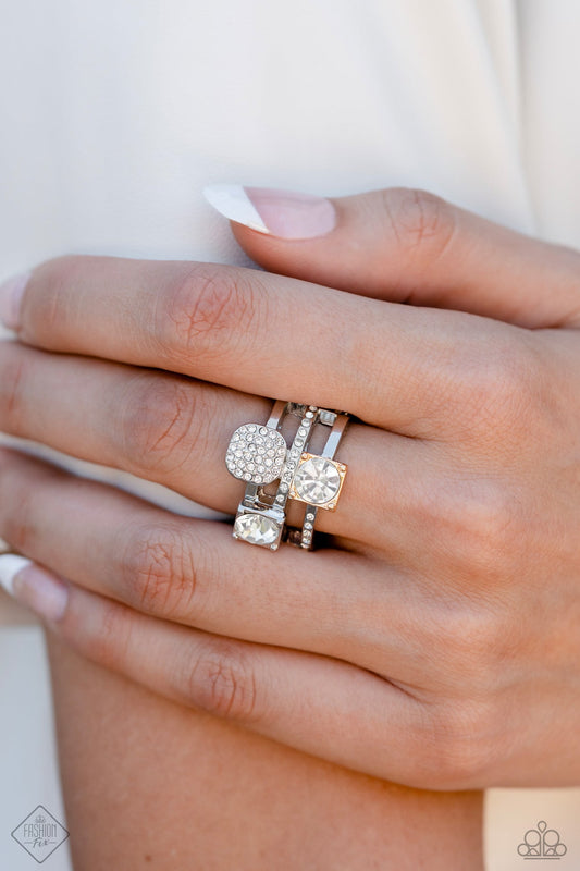 Tailored Two Tone Paparazzi Accessories Ring