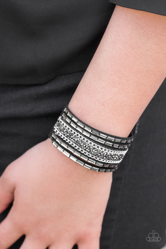 Less Bitter, More Glitter! Paparazzi Accessories Bracelet Black