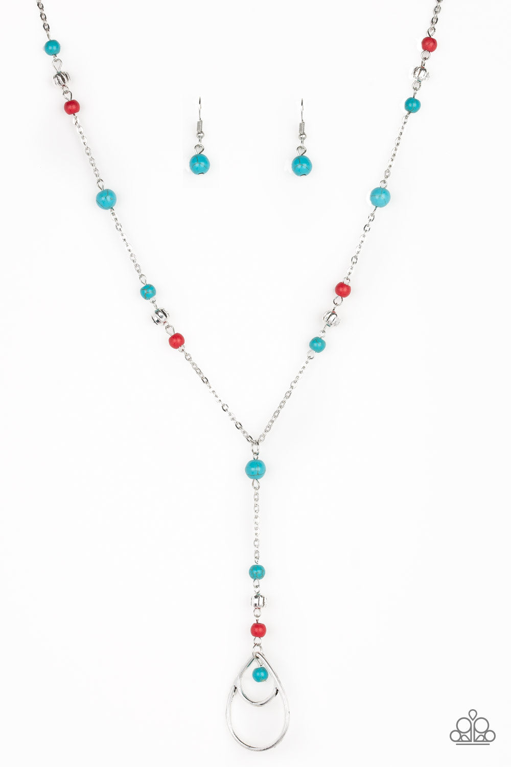 Sandstone Savannahs Paparazzi Accessories Necklace with Earrings Multi