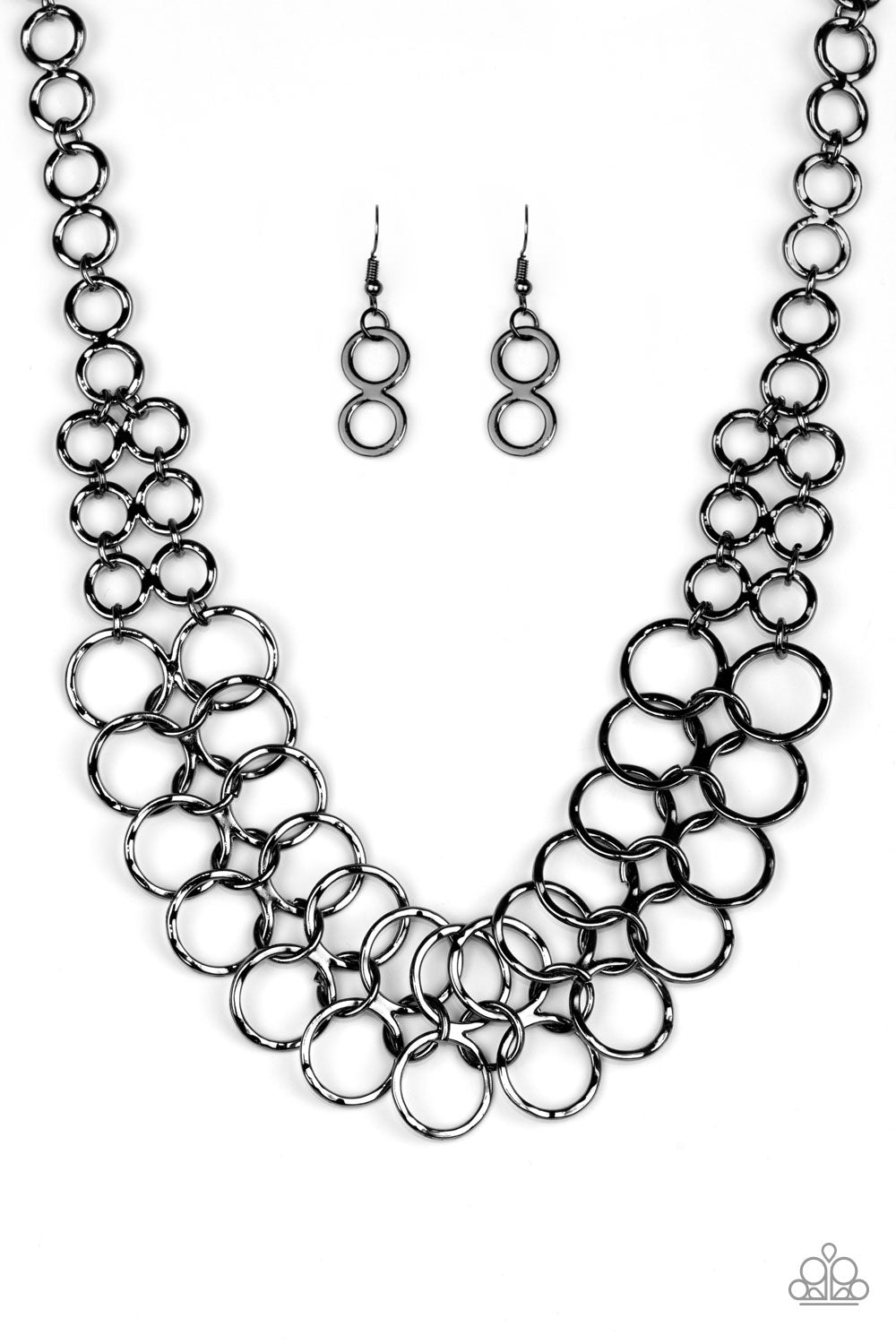 Metro Maven Paparazzi Accessories Necklace with Earrings