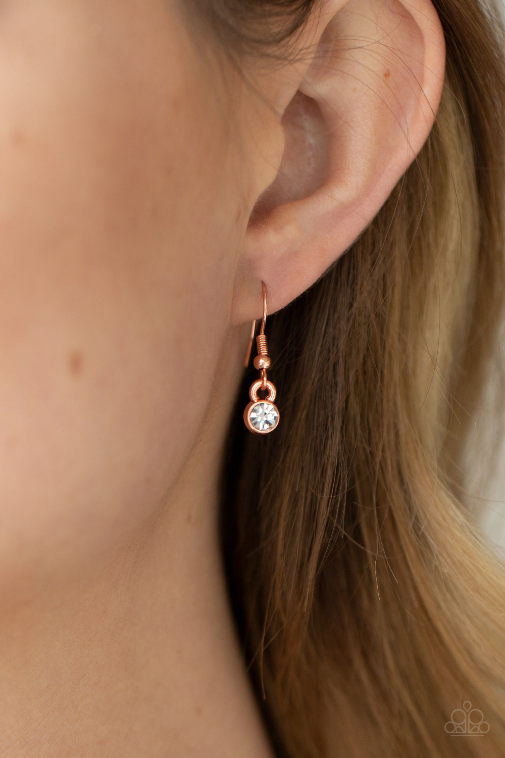 Vintage Royale Paparazzi Accessories Necklace with Earrings Copper