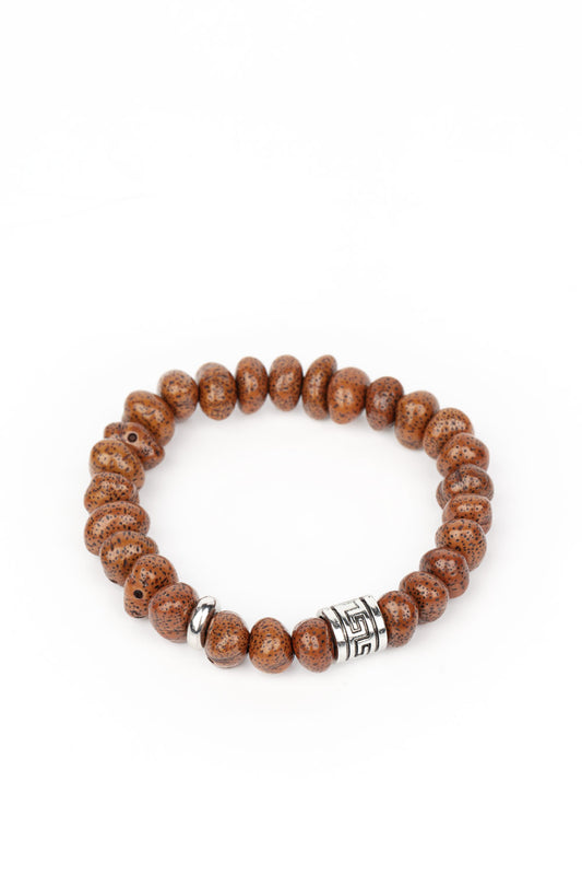 Natural State of Mind Paparazzi Accessories Bracelet - Brown