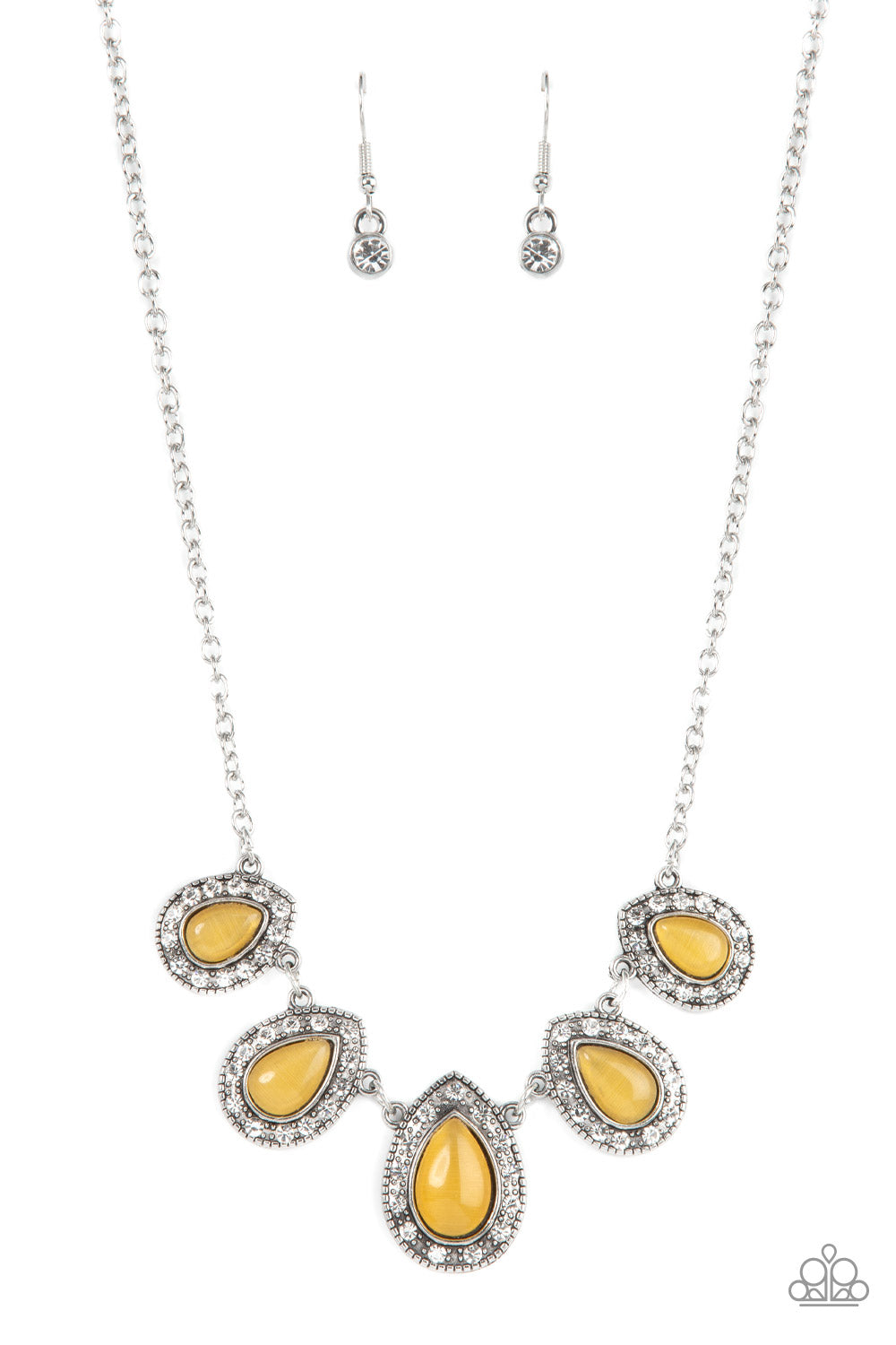 Everlasting Enchantment Paparazzi Accessories Necklace with Earrings