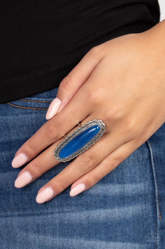 Eco Equinox Paparazzi Accessories Ring Blue