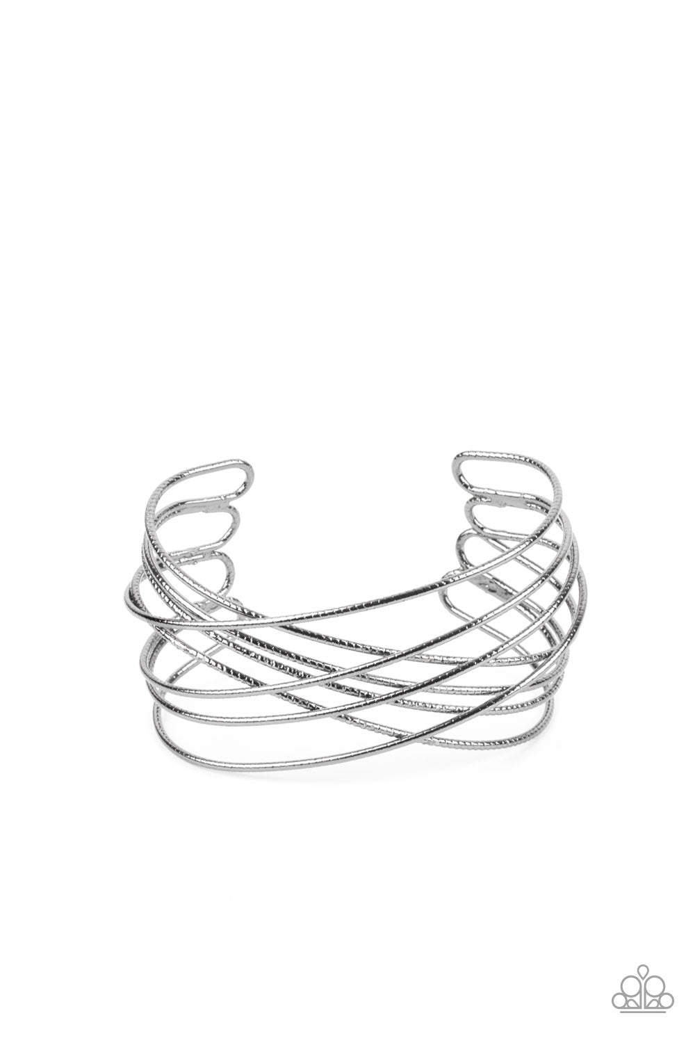 Strike Out Shimmer Paparazzi Accessories Bracelet Black