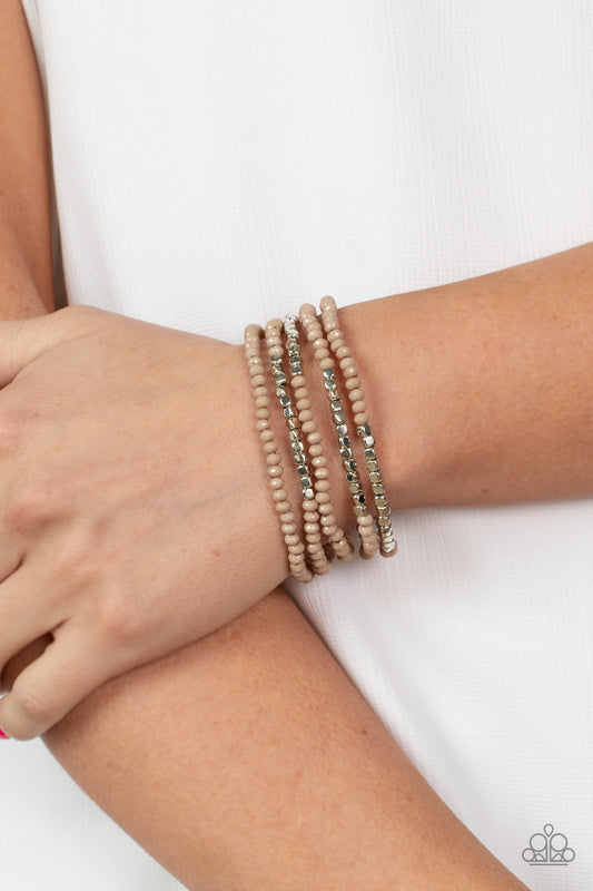 Tulum Trek Paparazzi Accessories Bracelet Brown