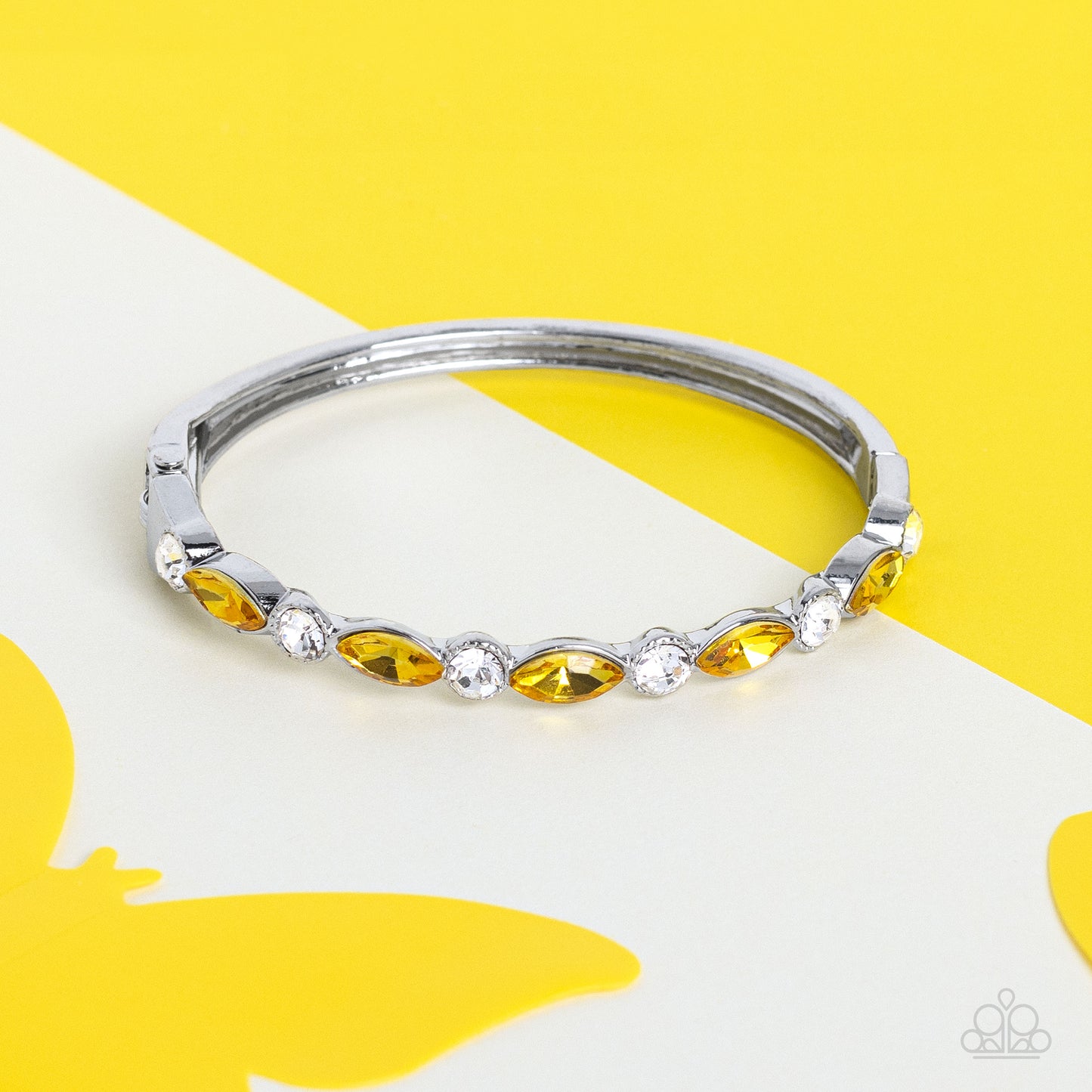 Petitely Powerhouse Paparazzi Accessories Bracelet - Yellow