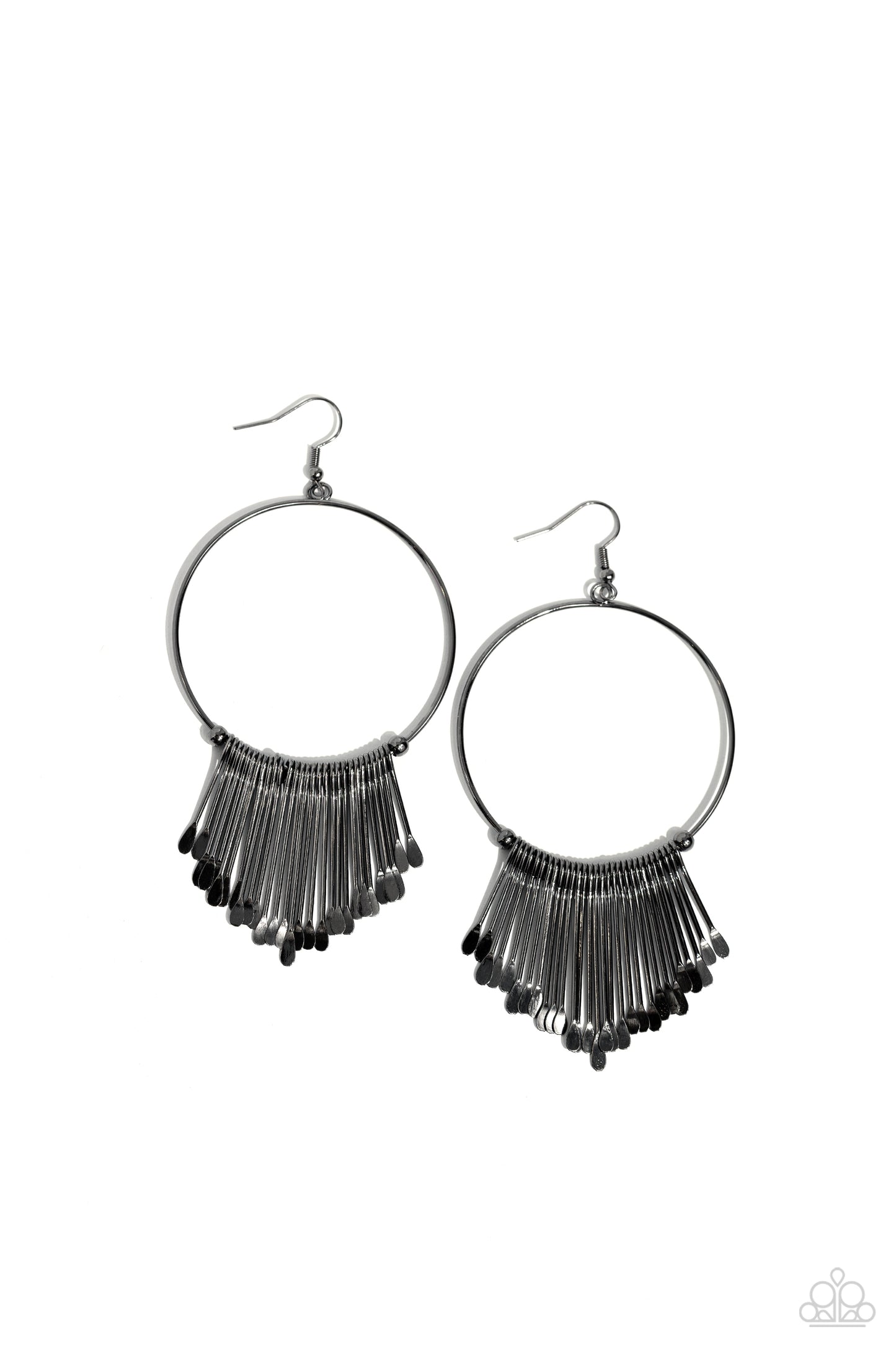 The Little Dipper Paparazzi Accessories Earrings Black