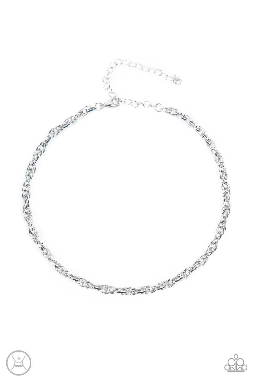 Urban Underdog Paparazzi Accessories Choker with Earrings Silver
