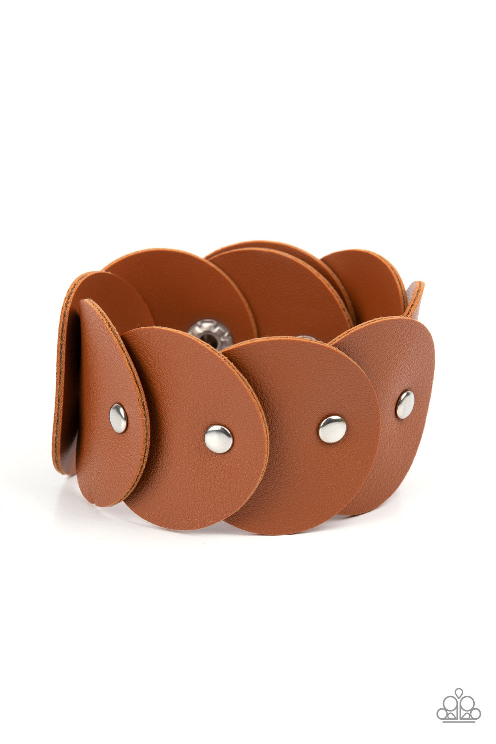 Rhapsodic Roundup Paparazzi Accessories Bracelet Brown