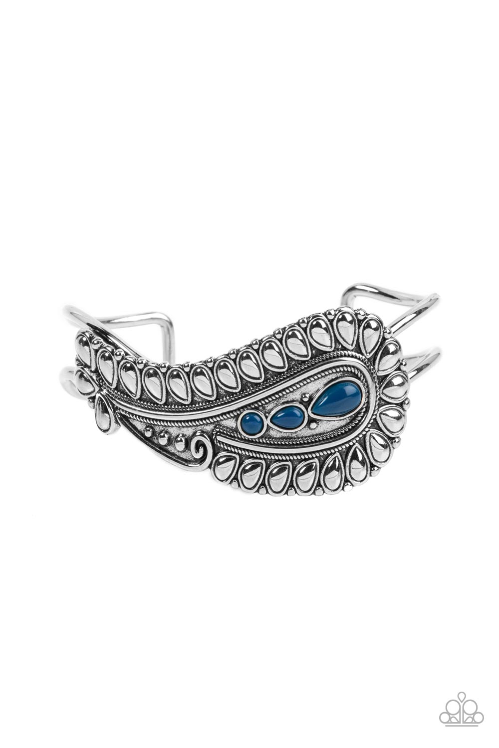 Paisley Prairie Paparazzi Accessories Cuff Bracelet Blue