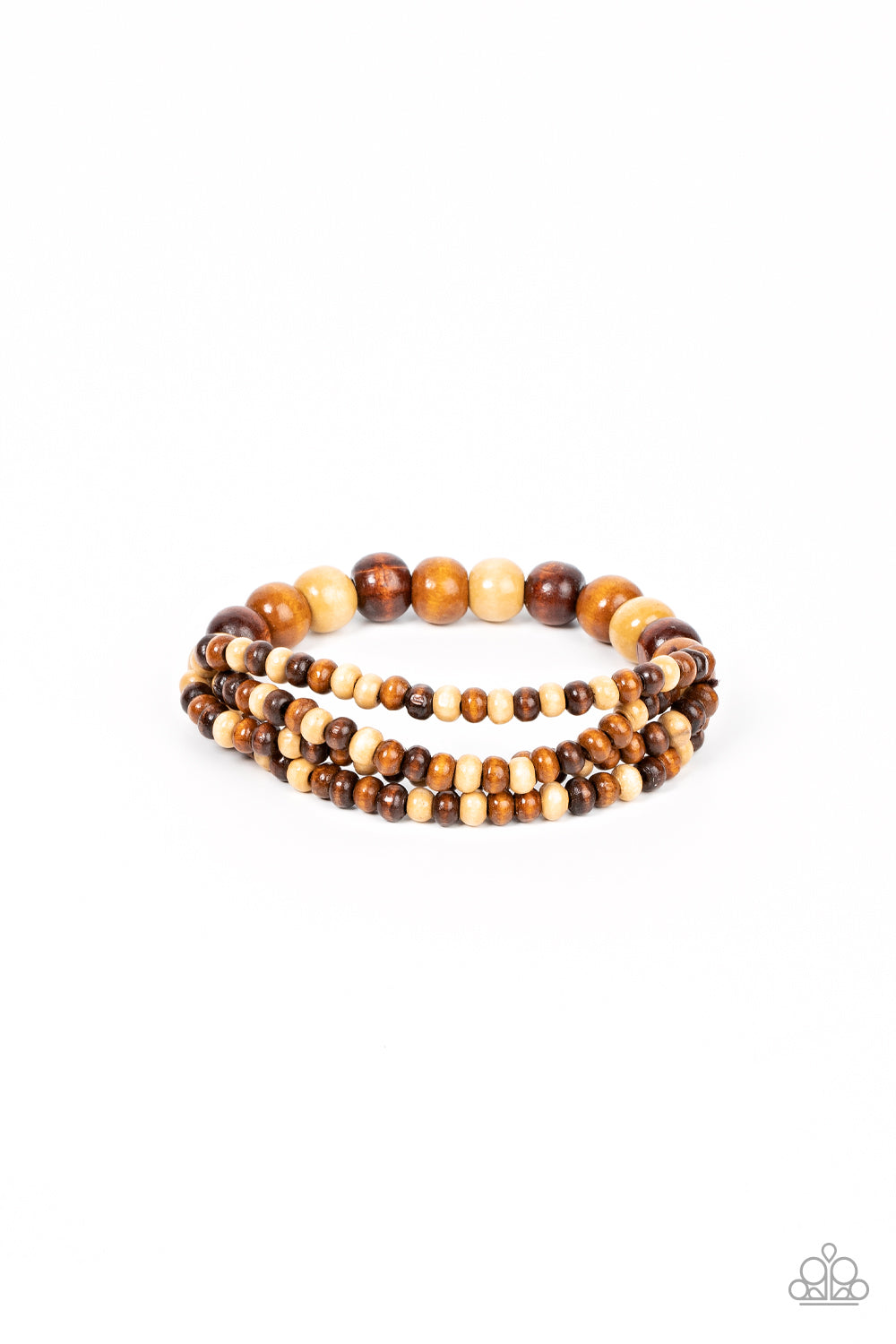 Oceania Oasis Paparazzi Accessories Bracelet Brown