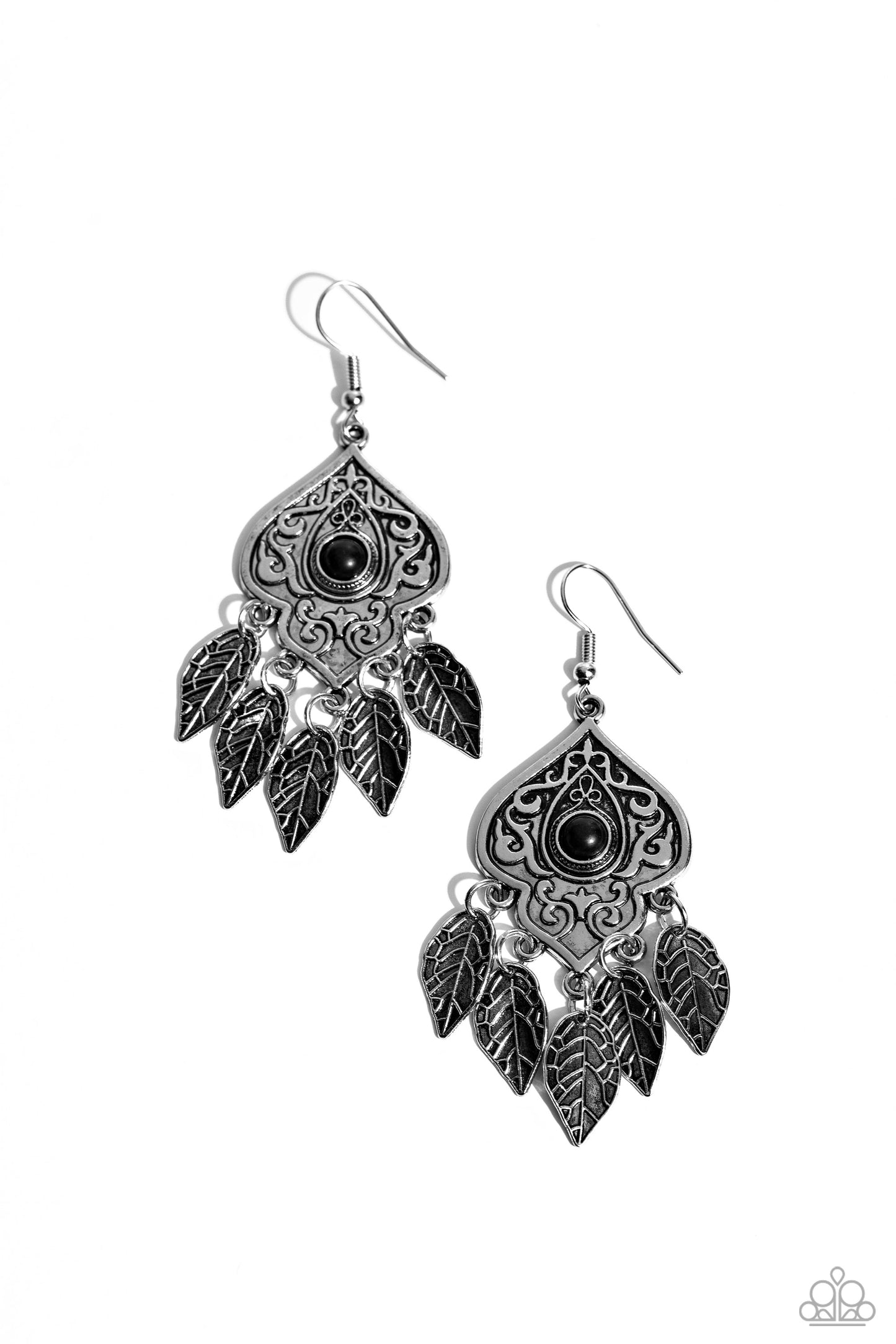 Desert Canopy Paparazzi Accessories Earrings Black