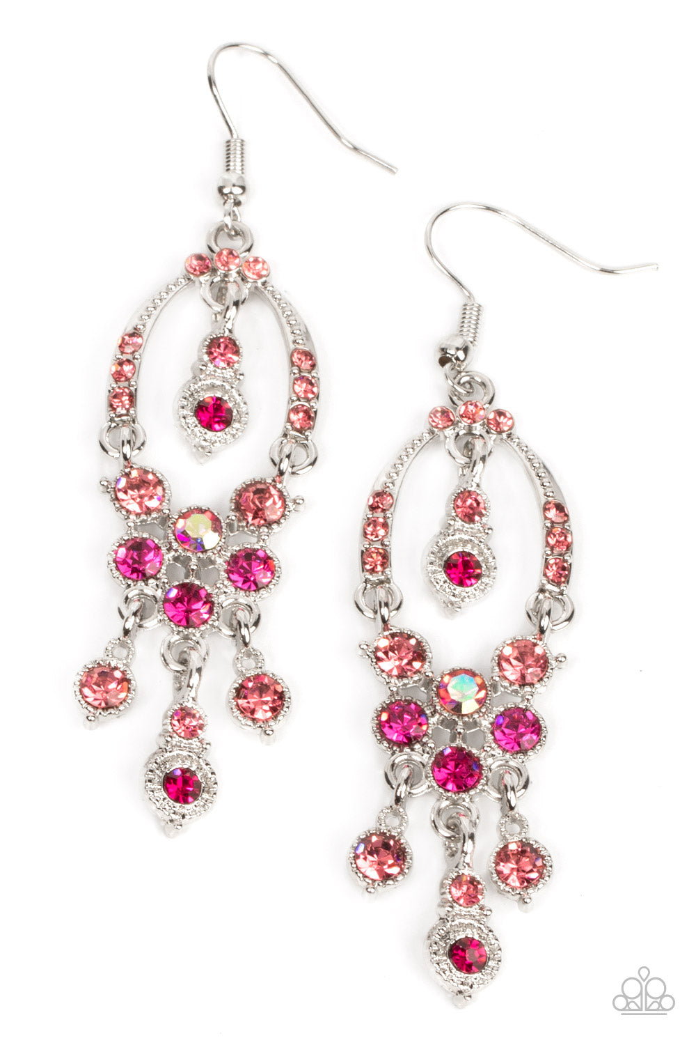 Sophisticated Starlet Paparazzi Accessories Earrings Pink
