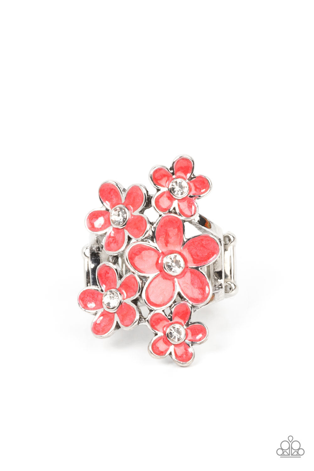 Boastful Blooms Paparazzi Accessories Ring - Red