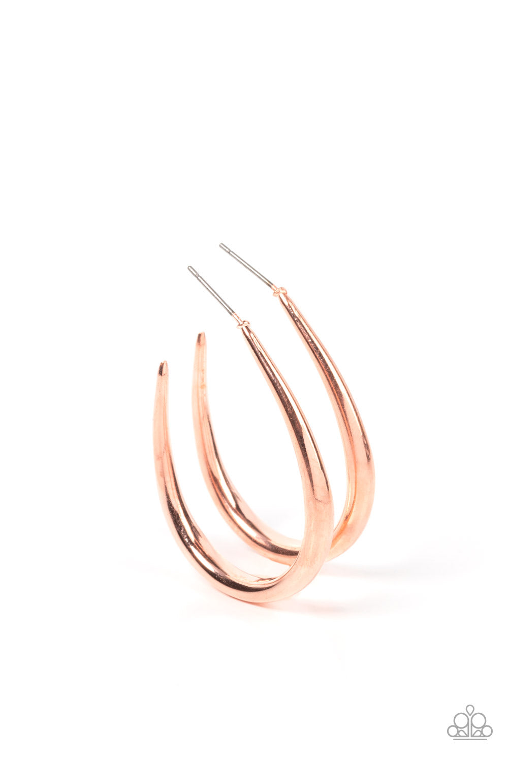 CURVE Your Appetite Paparazzi Accessories Hoop Earrings Copper