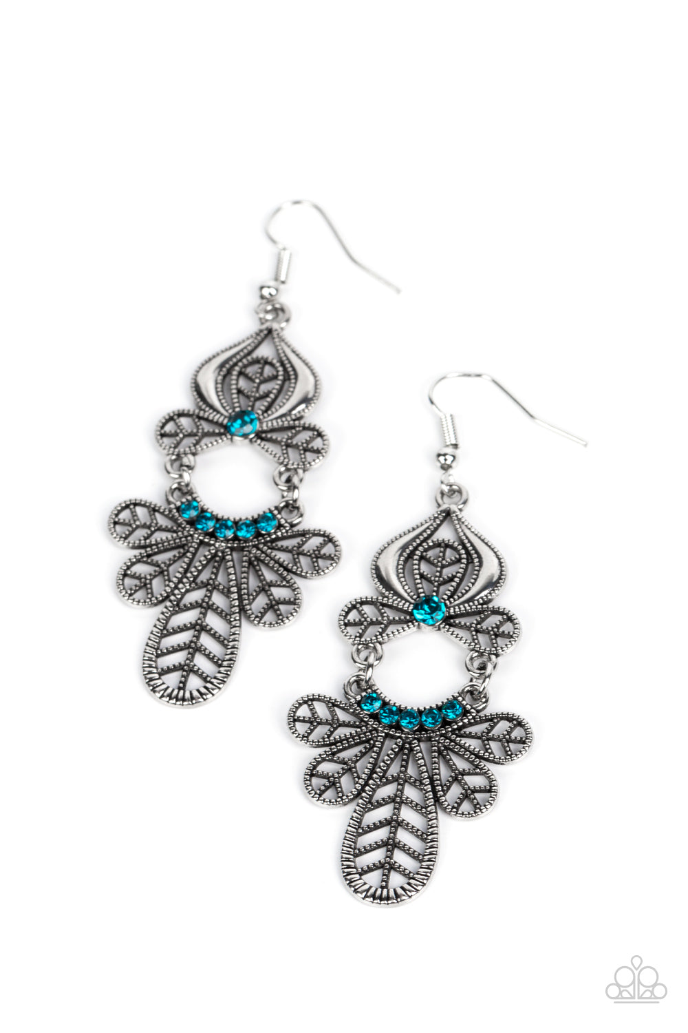 Galapagos Gala Paparazzi Accessories Earrings Blue