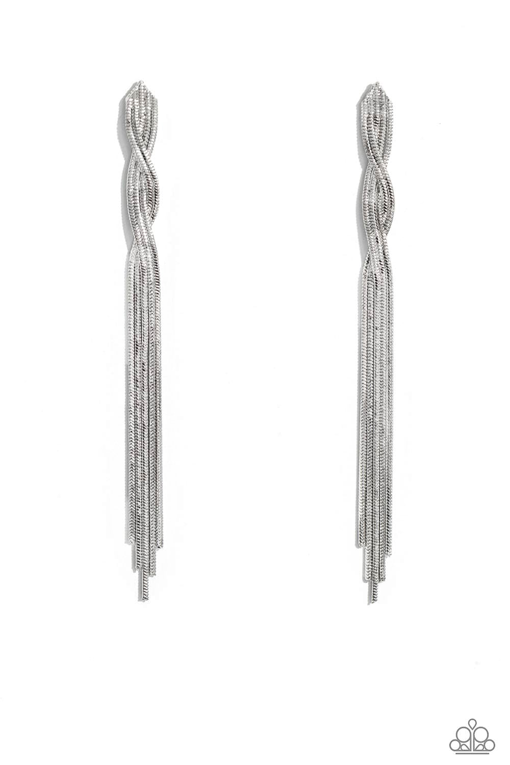 Ropin Rodeo Queen Paparazzi Accessories Earrings Silver