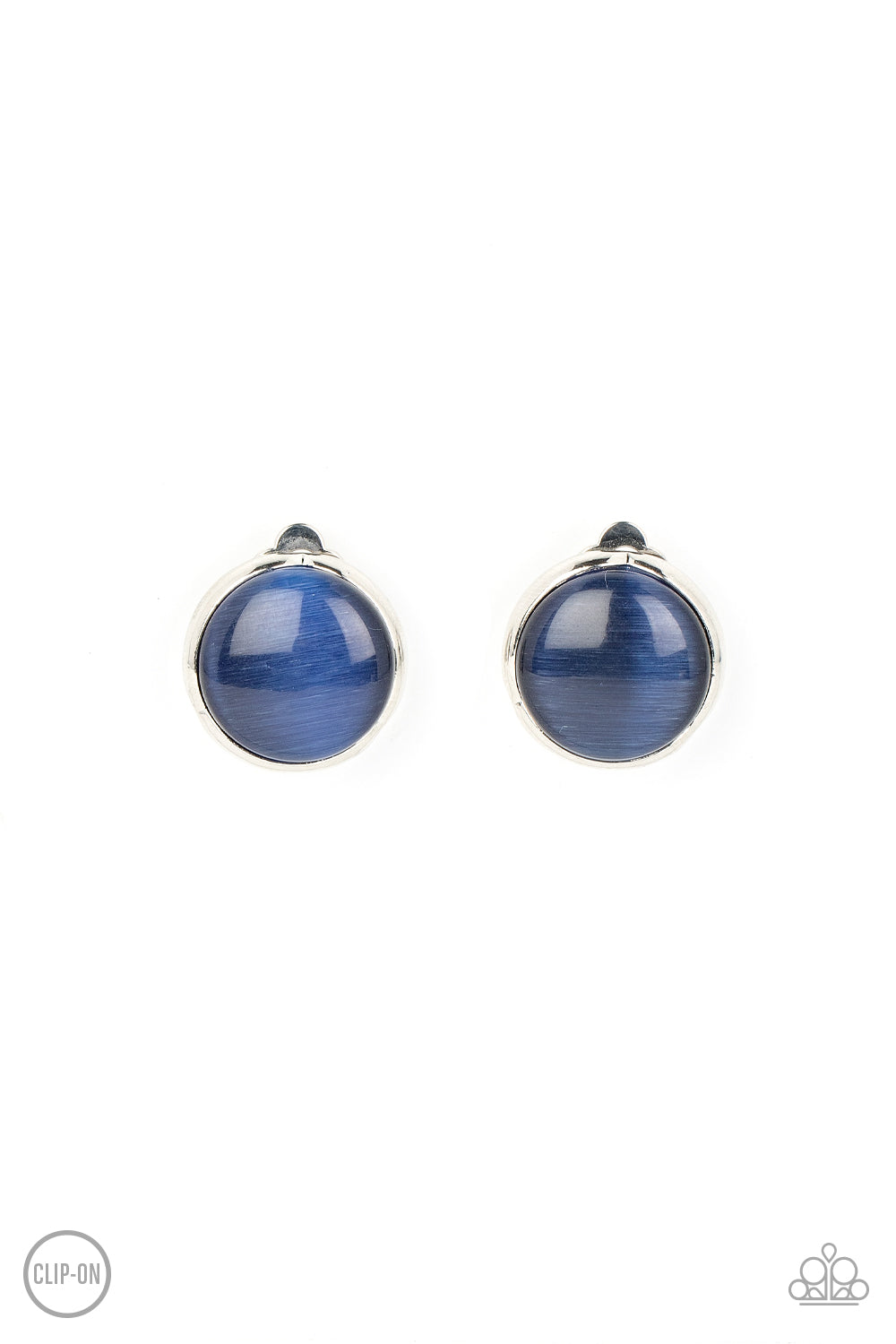 Cool Pools Paparazzi Accessories Clip On Earrings Blue