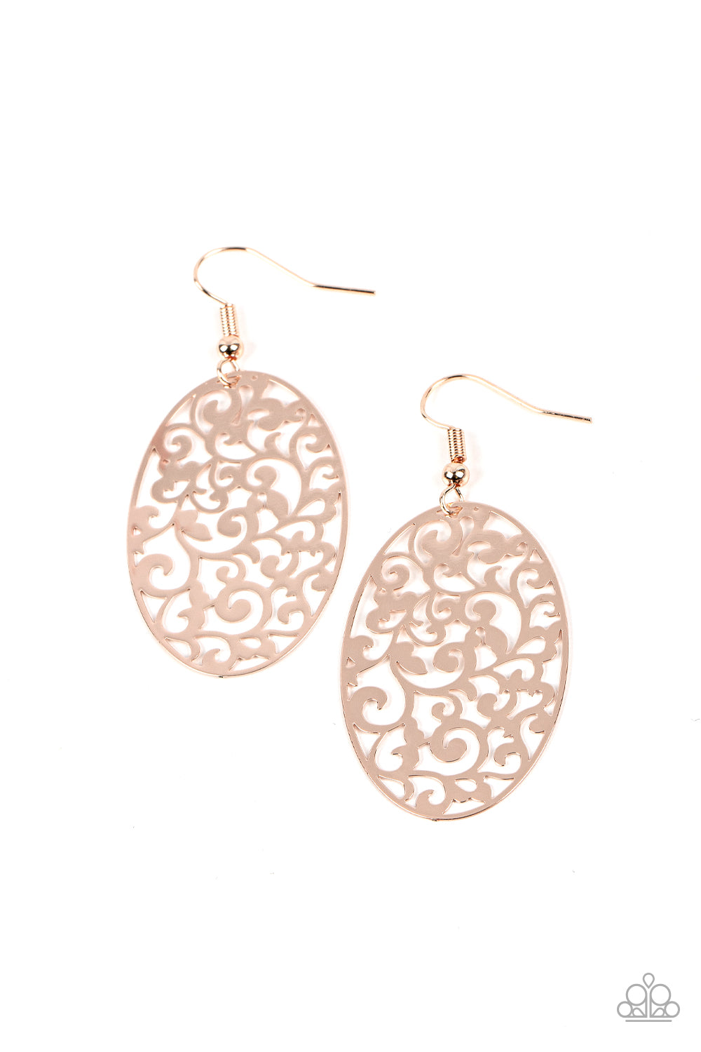 Secret Orchards Paparazzi Accessories Earrings  Paparazzi Accessories Earrings -Gold