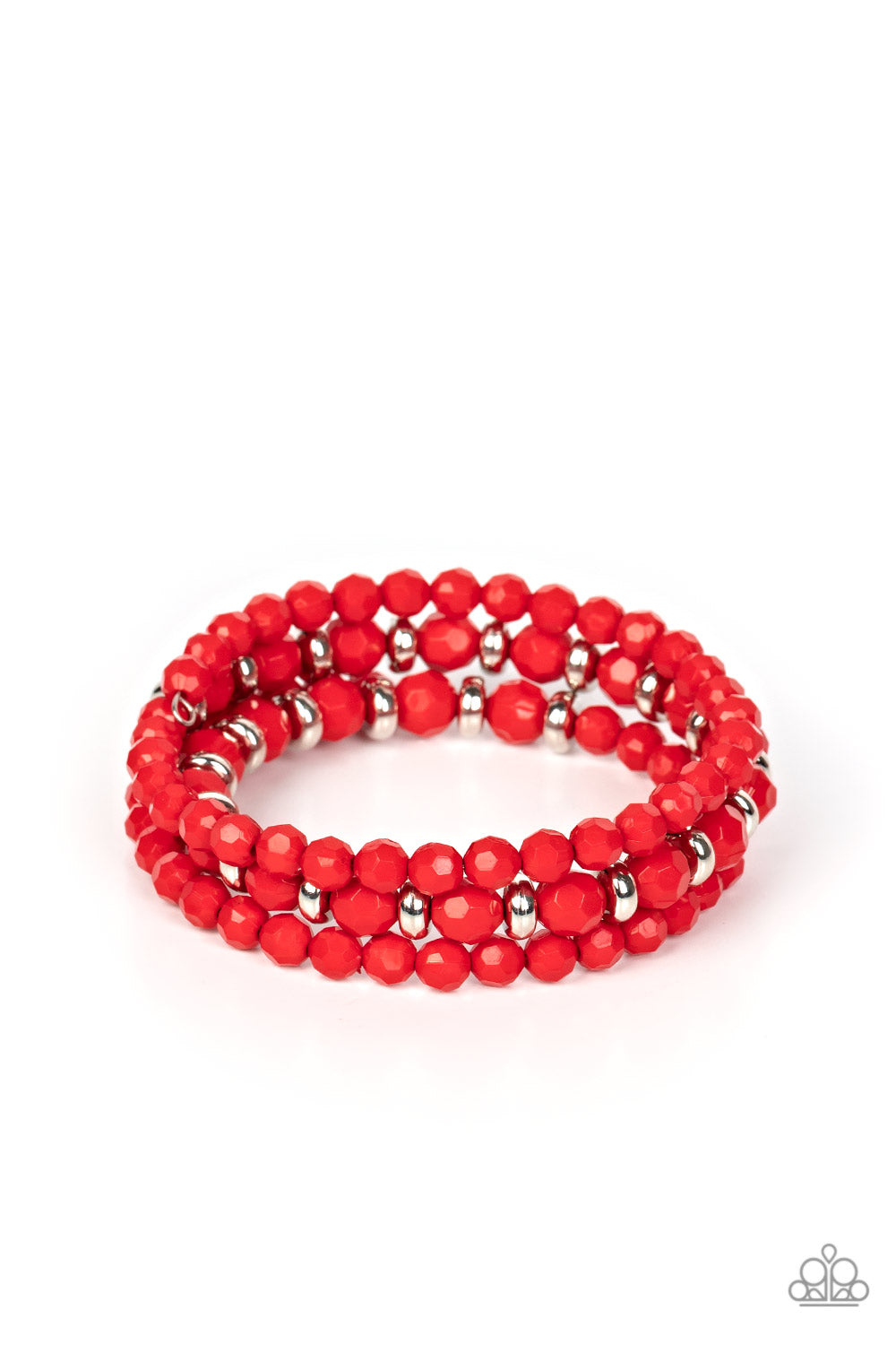 Its a Vibe Paparazzi Accessories Bracelet Red