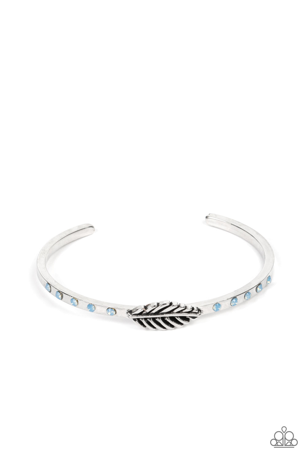 Free-Spirited Shimmer Paparazzi Accessories Bracelet Blue