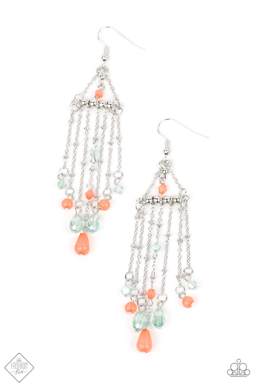 Marina Breeze Paparazzi Accessories Earrings - Orange