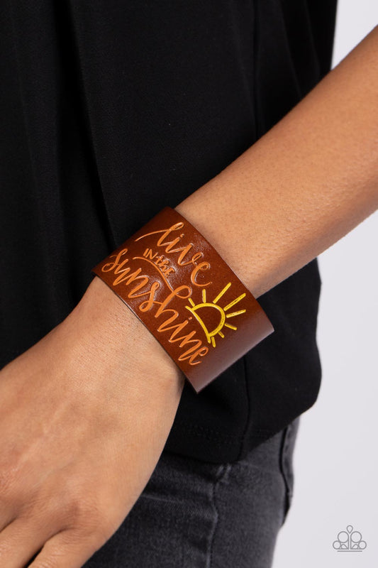 Sunshine Season Paparazzi Accessories Bracelet - Orange