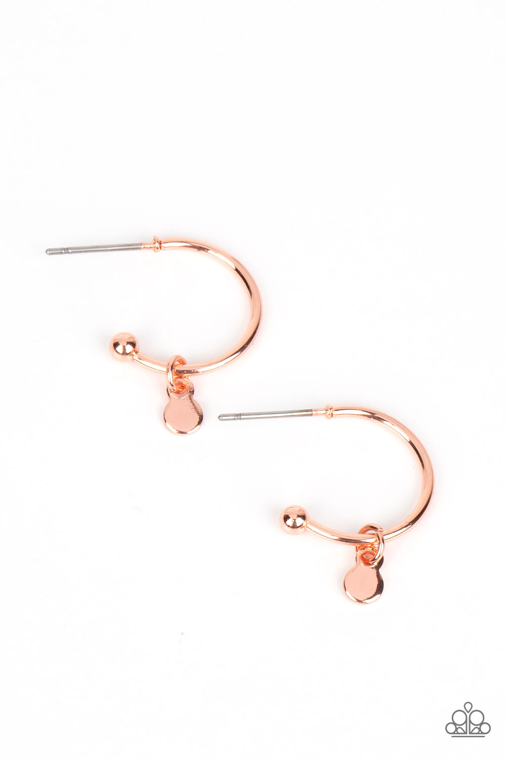 Modern Model Paparazzi Accessories Earrings  Copper
