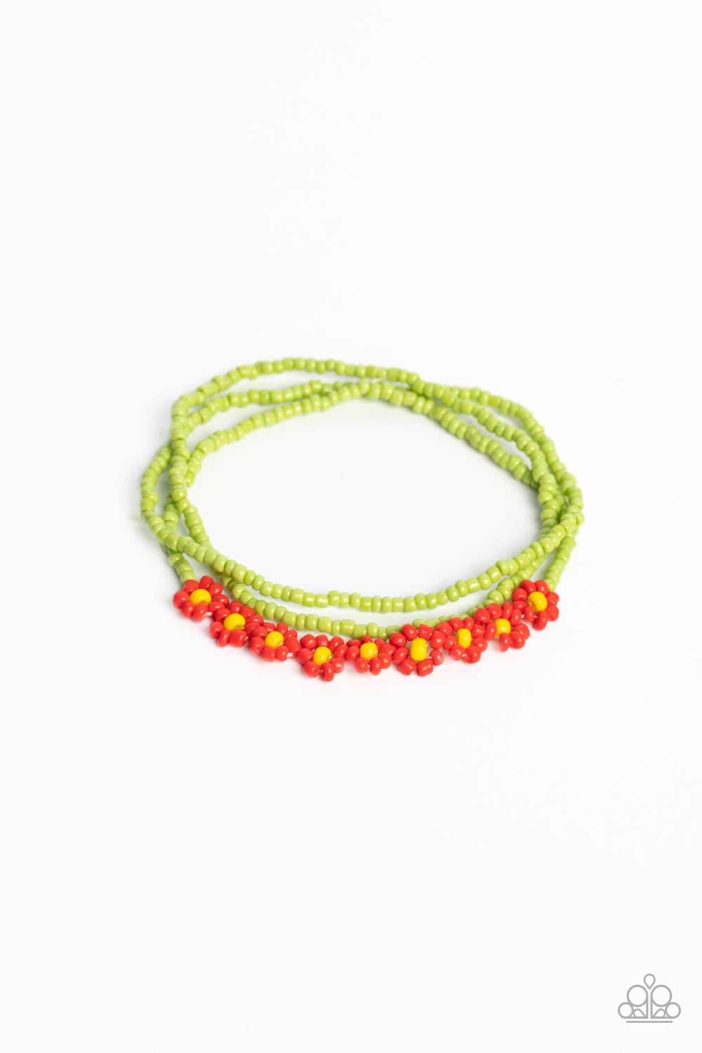 Buzzworthy Botanicals Paparazzi Accessories Bracelet - Red