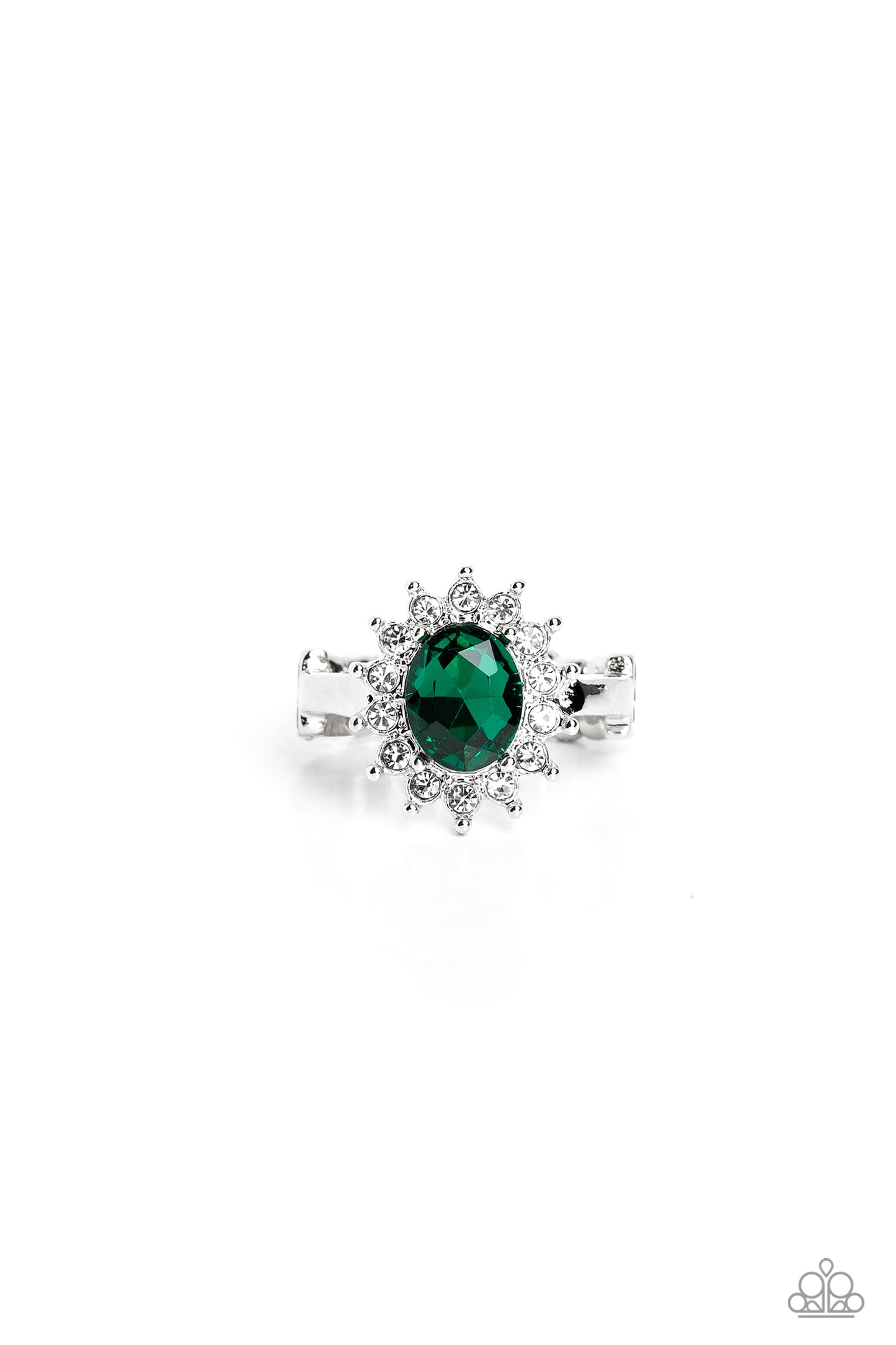 Red Carpet Reveal Paparazzi Accessories Ring Green