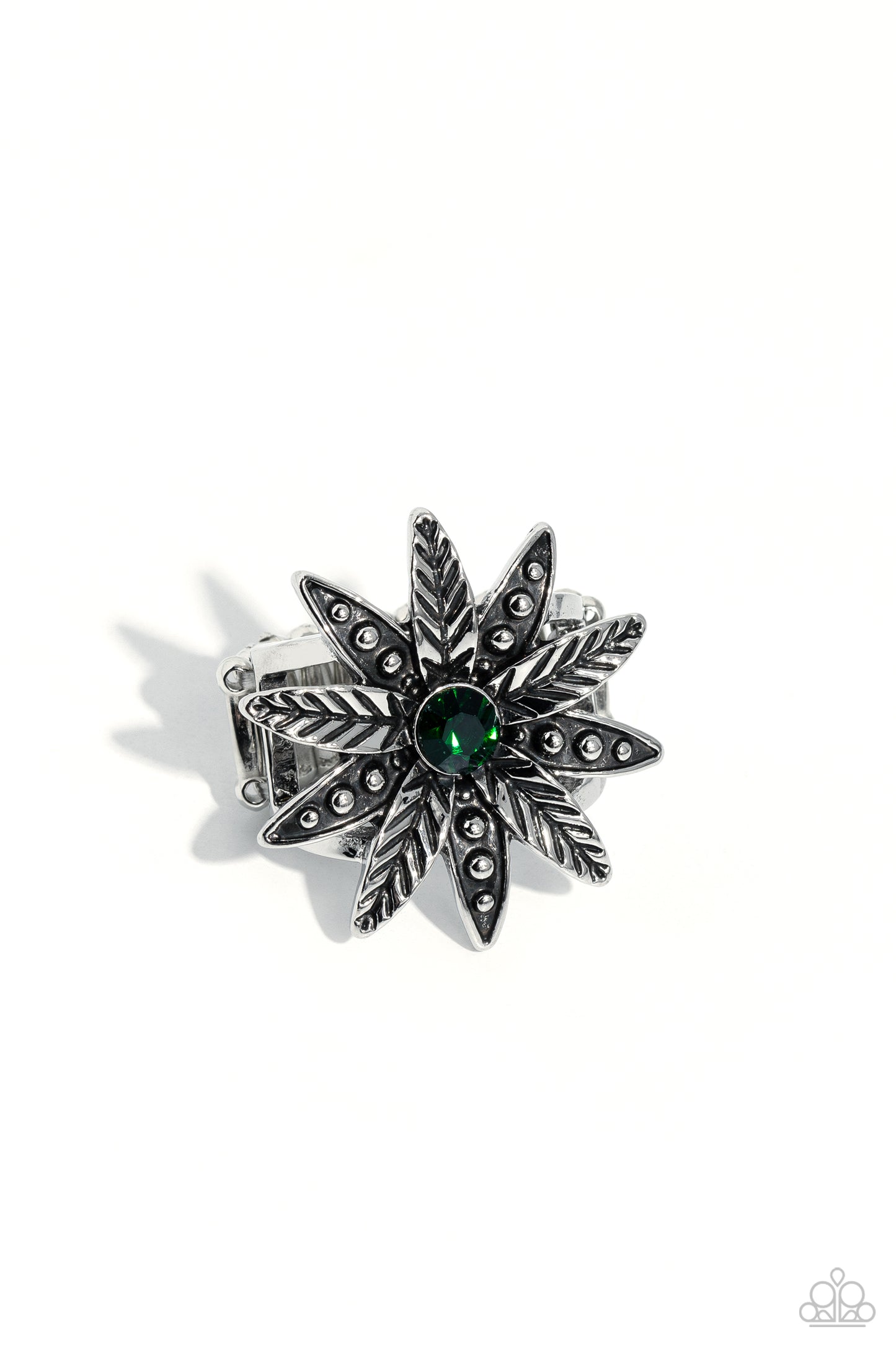 Sunflower Season Paparazzi Accessories Ring  Green