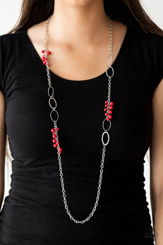 Flirty Foxtrot Paparazzi Accessories Necklace with Earrings