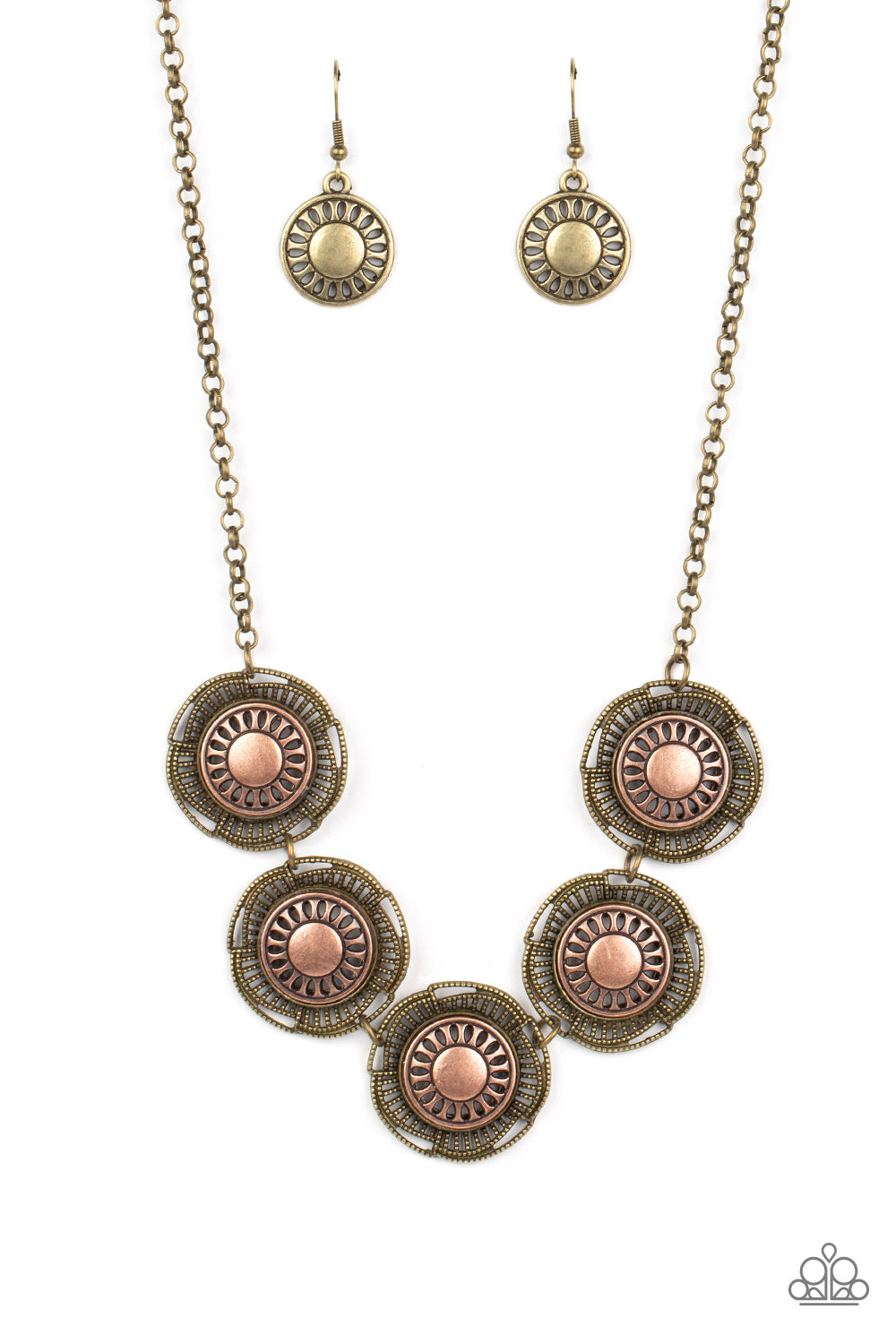 Desert Decor Paparazzi Accessories Necklace with Earrings