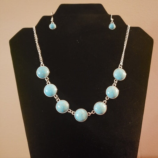 Adobe Attitude Paparazzi Accessories Necklace with Earrings