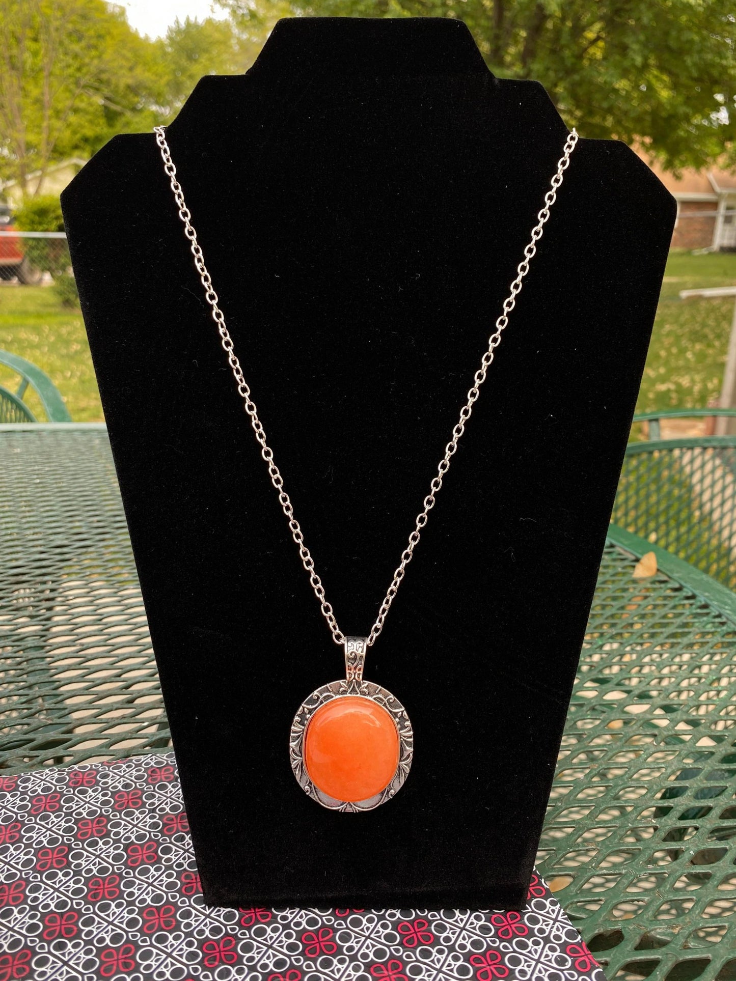 Stone Aura Paparazzi Accessories Necklace with earrings Multi