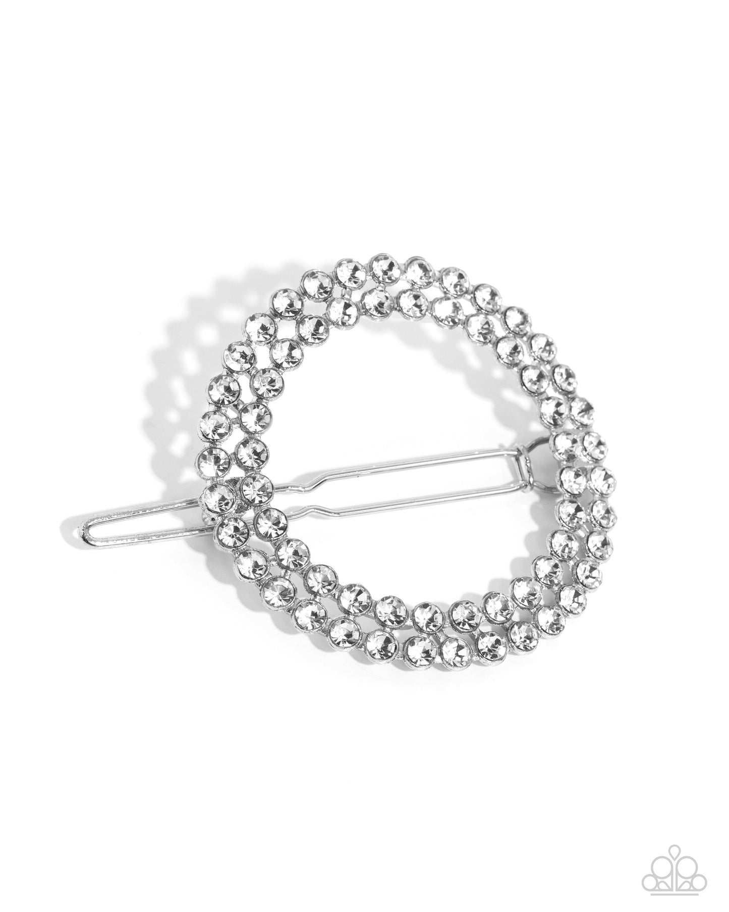 Inner CIRCLET Paparazzi Accessories Hair Clip - White