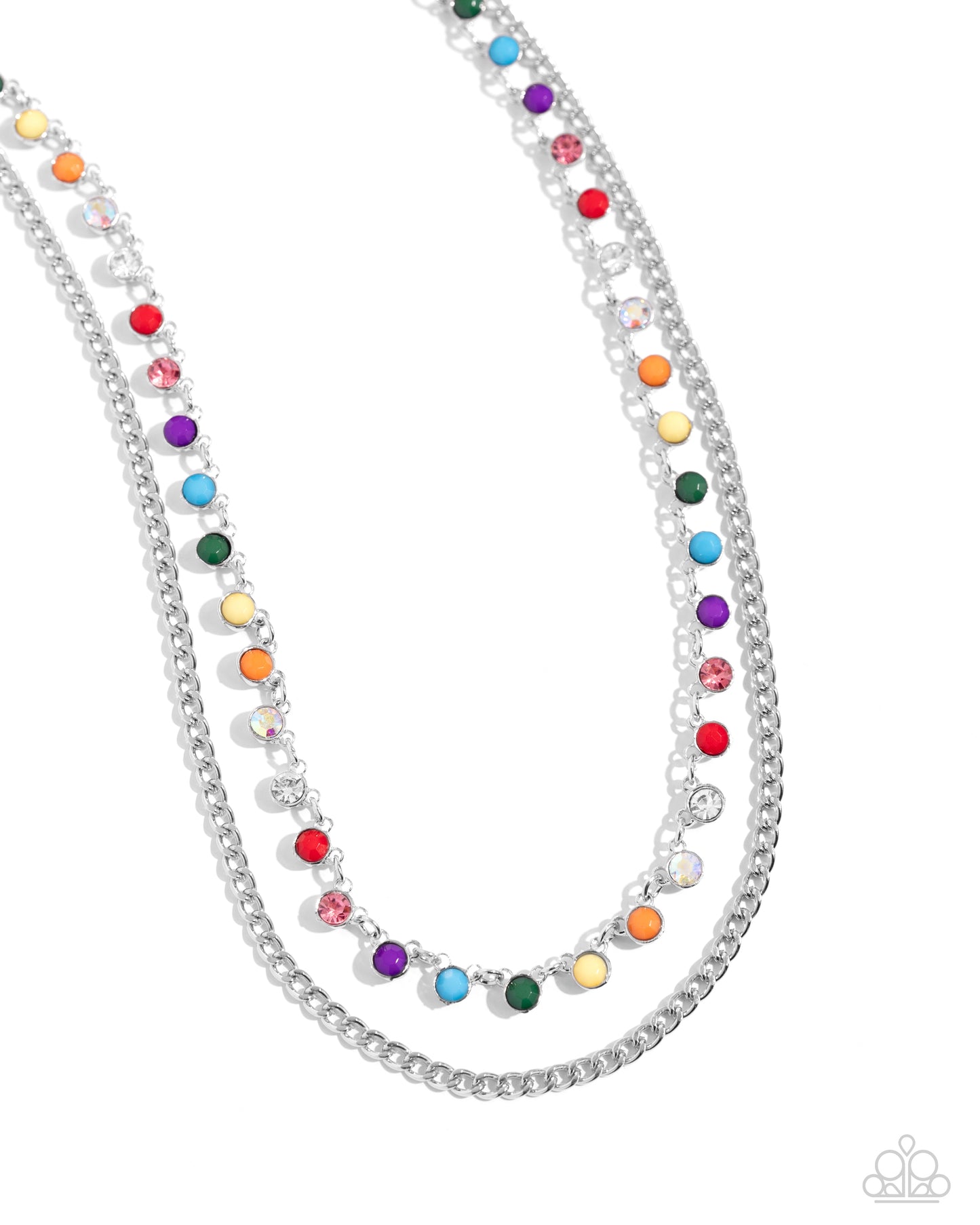 Delicate Dame Paparazzi Accessories Necklace with Earrings - Multi