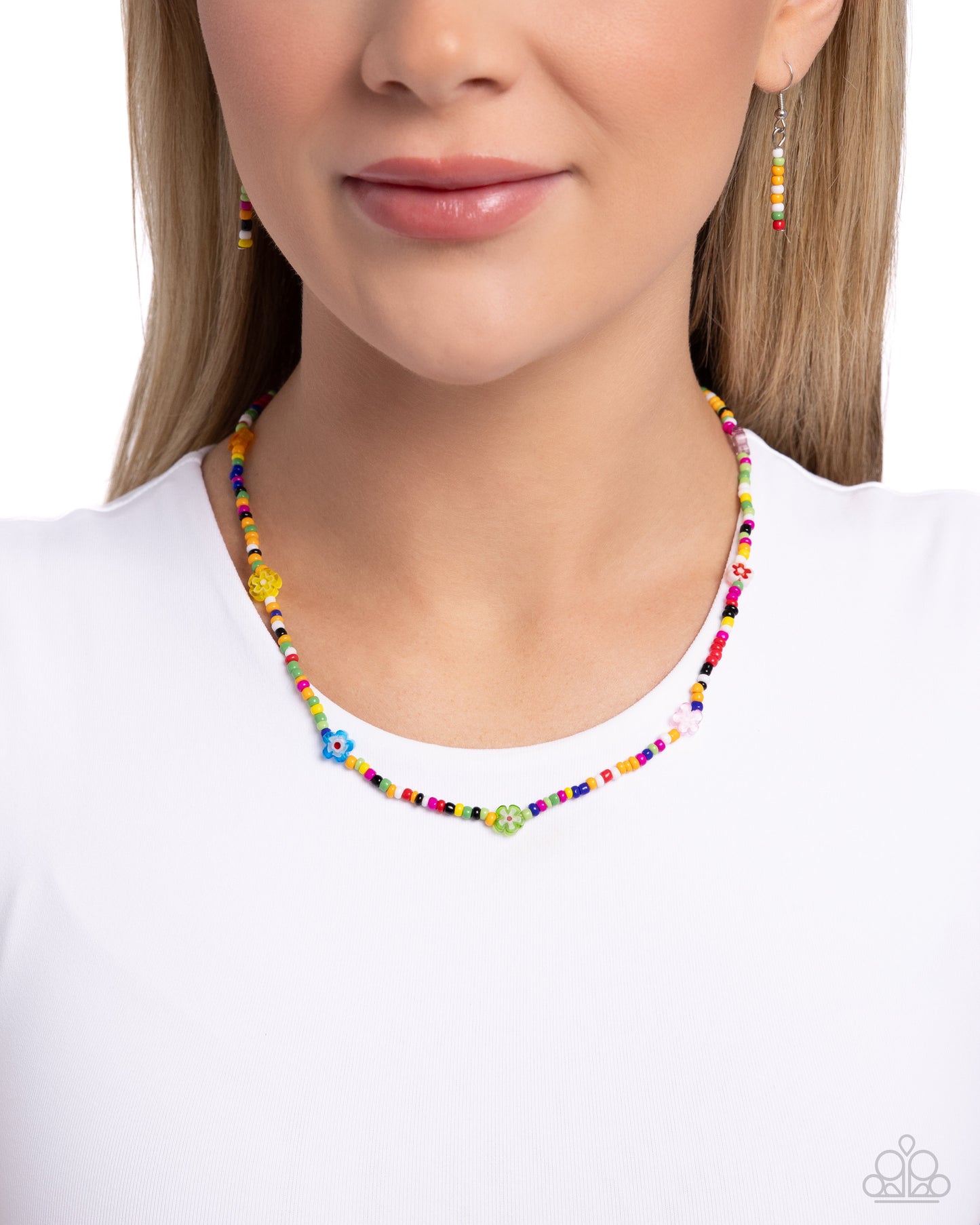 Candyland Craze Paparazzi Accessories Necklace with Earrings Multi