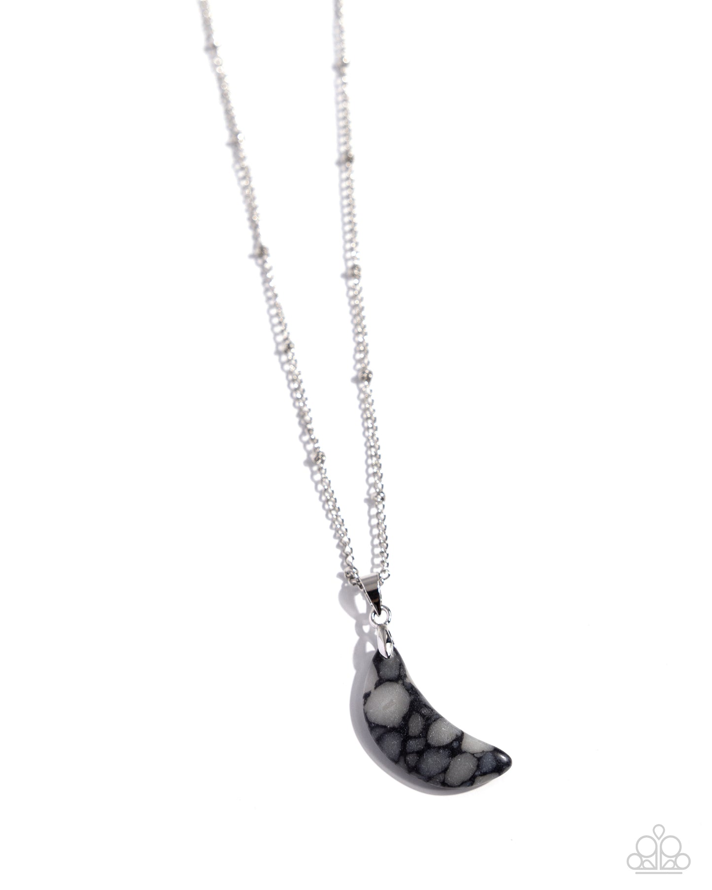 Lunar Lesson Paparazzi Accessories Necklace with Earrings - Black