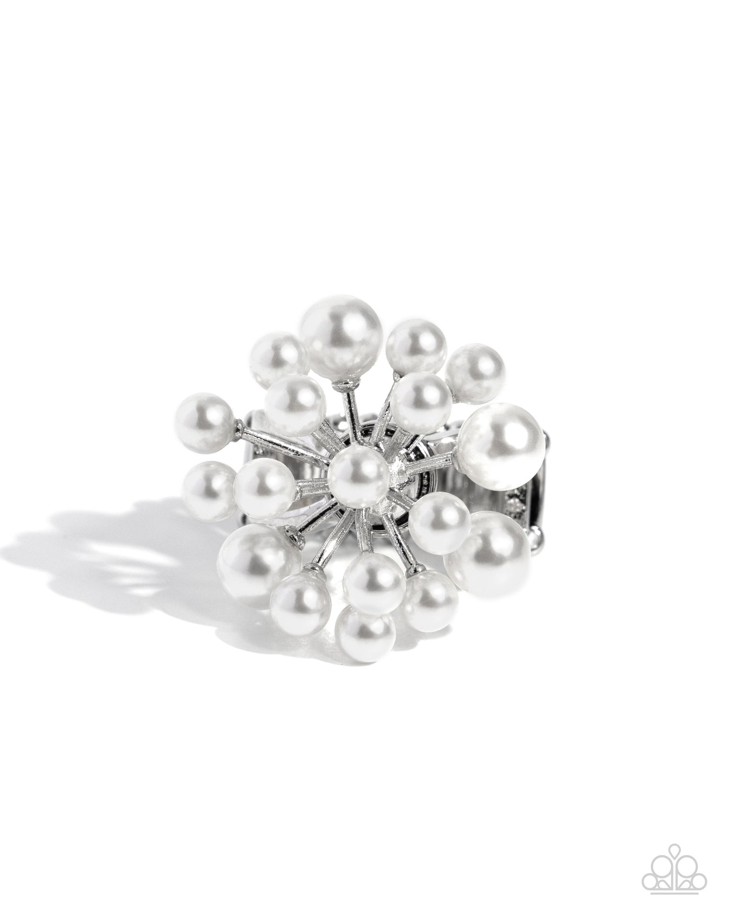 Bubbly Beau Paparazzi Accessories Ring - White