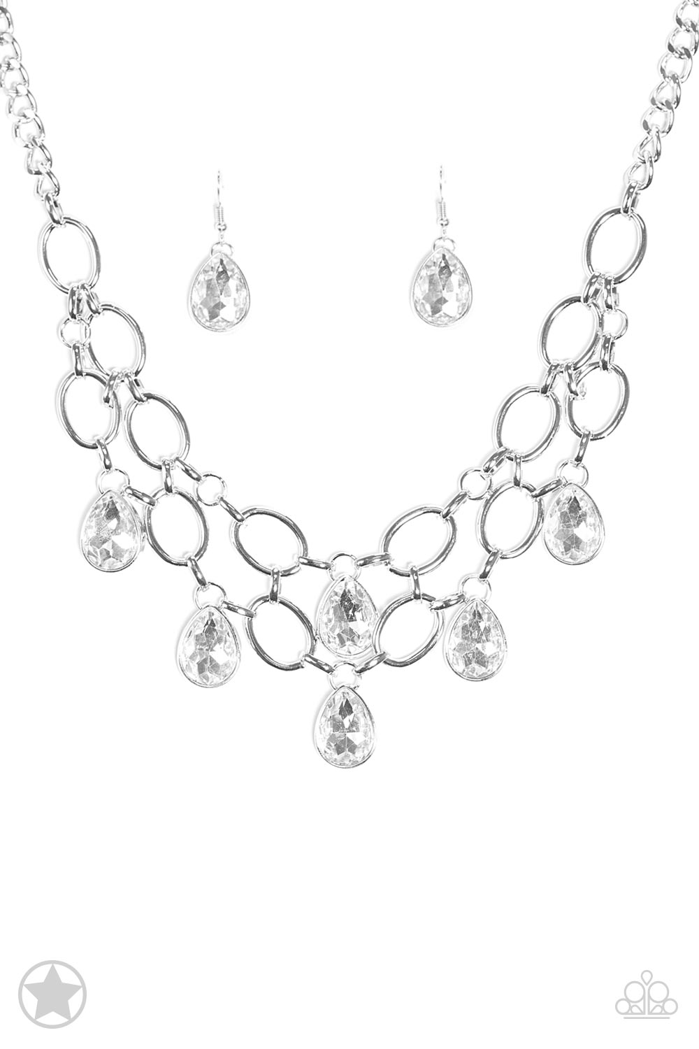 Best Seller!! Show Stopping Shimmer Necklace with Earrings