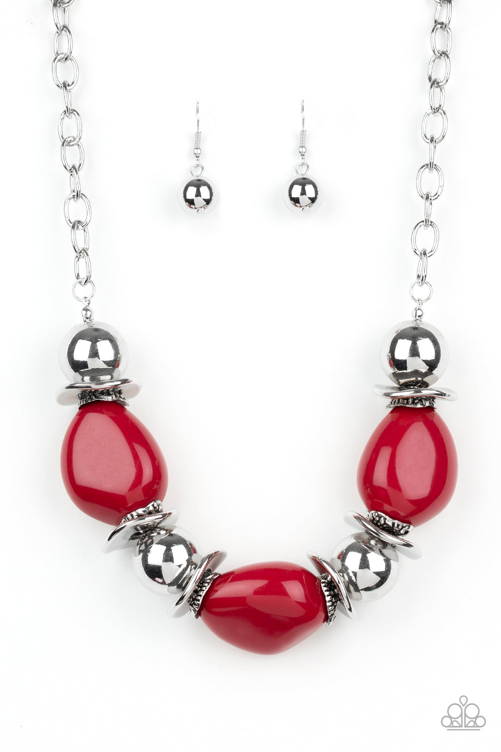 Vivid Vibes Paparazzi Accessories Necklace with Earrings