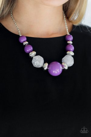 Dynamite Drama Paparazzi Accessories Necklace with Earrings