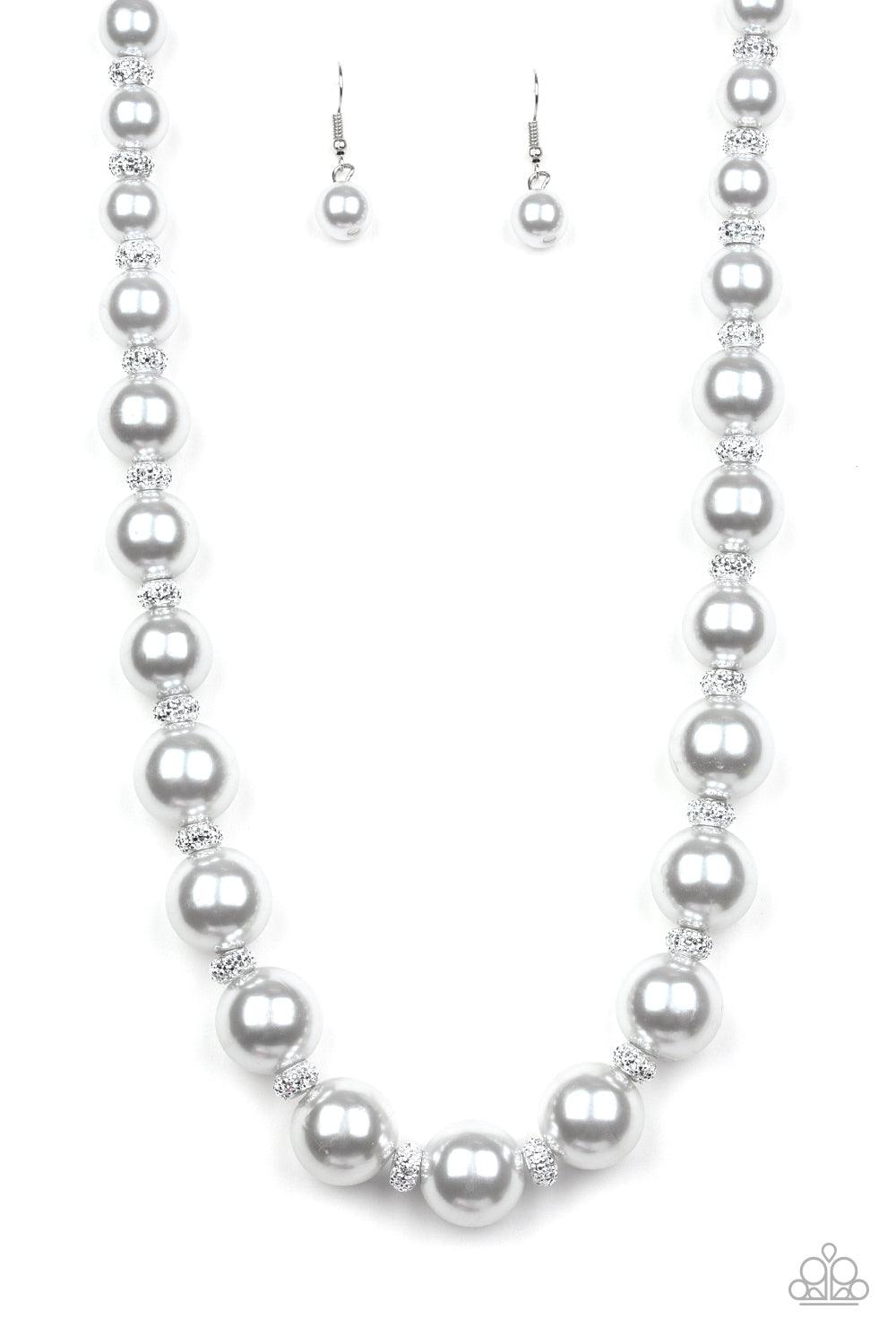 Uptown Heiress Paparazzi Accessories Necklace with Earrings