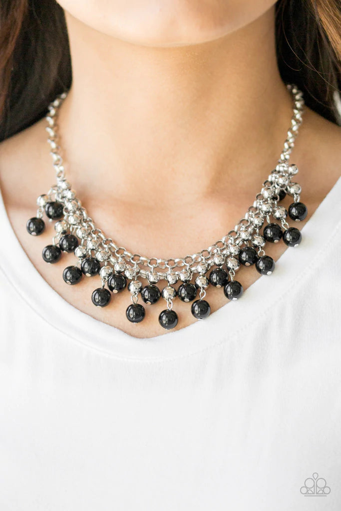 Friday Night Fringe Paparazzi Accessories Necklace with Earrings