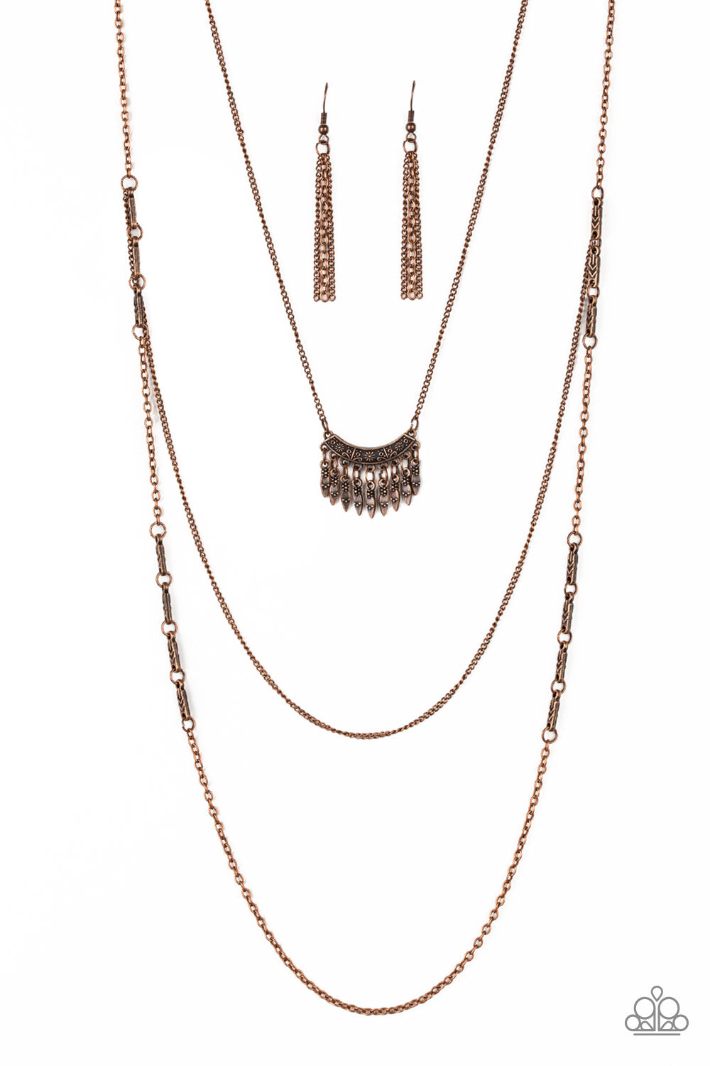 Homestead Harvest Paparazzi Accessories Necklace with Earrings - Copper