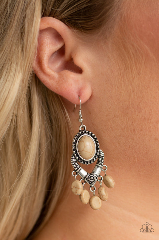 Southern Sandstone Paparazzi Accessories Earrings